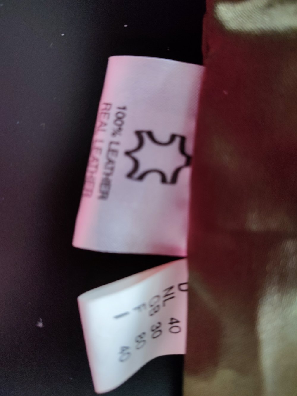 Trachten-Mieder, Hirschleder