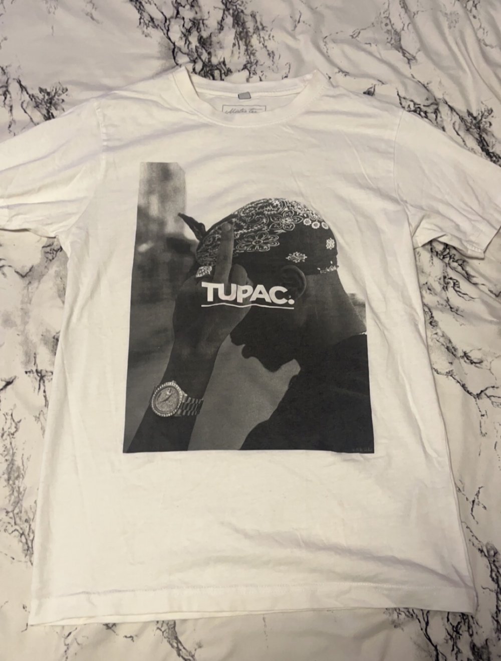 weißes 2pac tshirt
