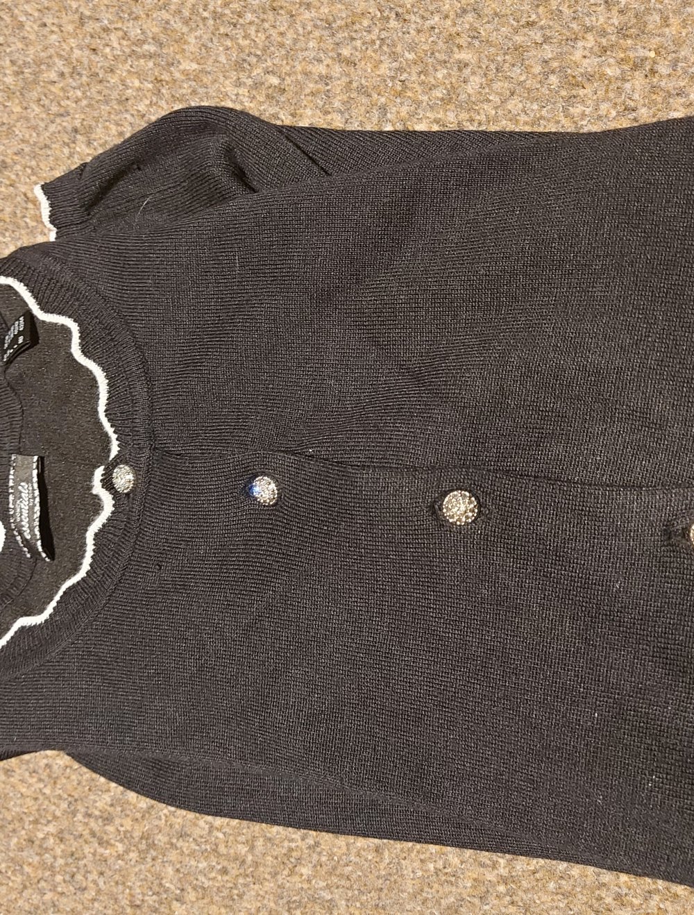 Strickjacke schwarz Gr. 36/38 Tchibo