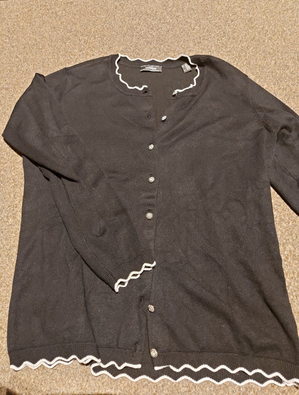 Strickjacke schwarz Gr. 36/38 Tchibo