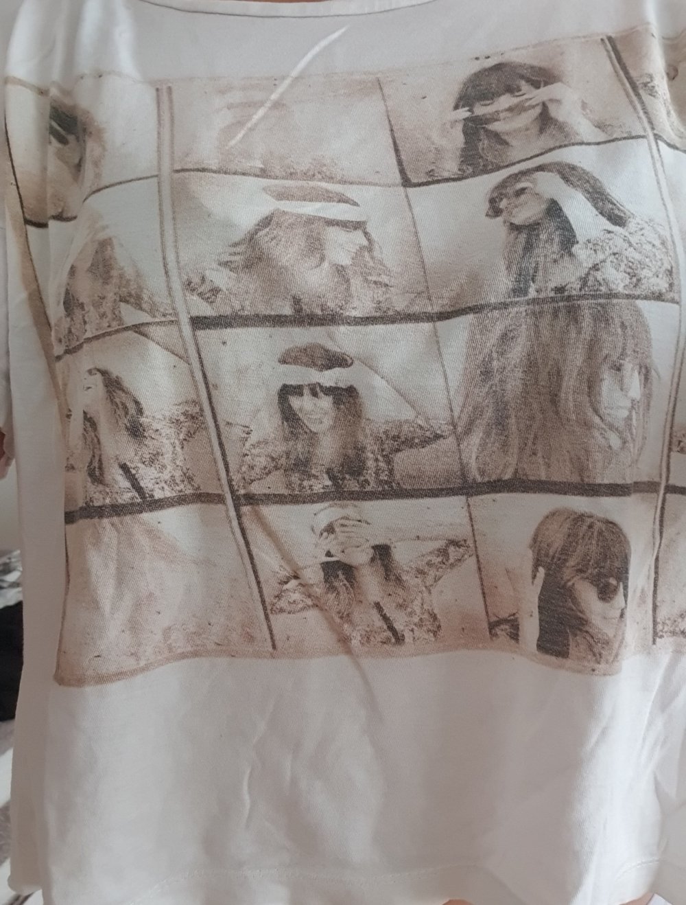 Weisses Foto, Foto aufdruck