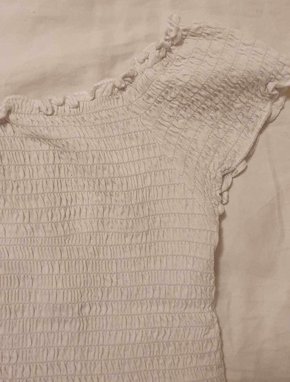 Tshirt Schulterfrei weisd