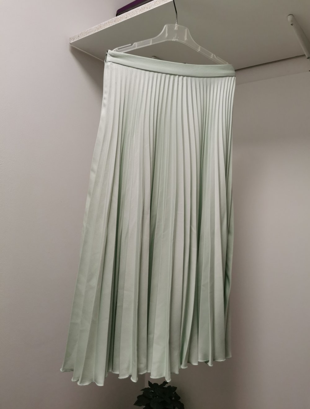 Faltenrock, grün