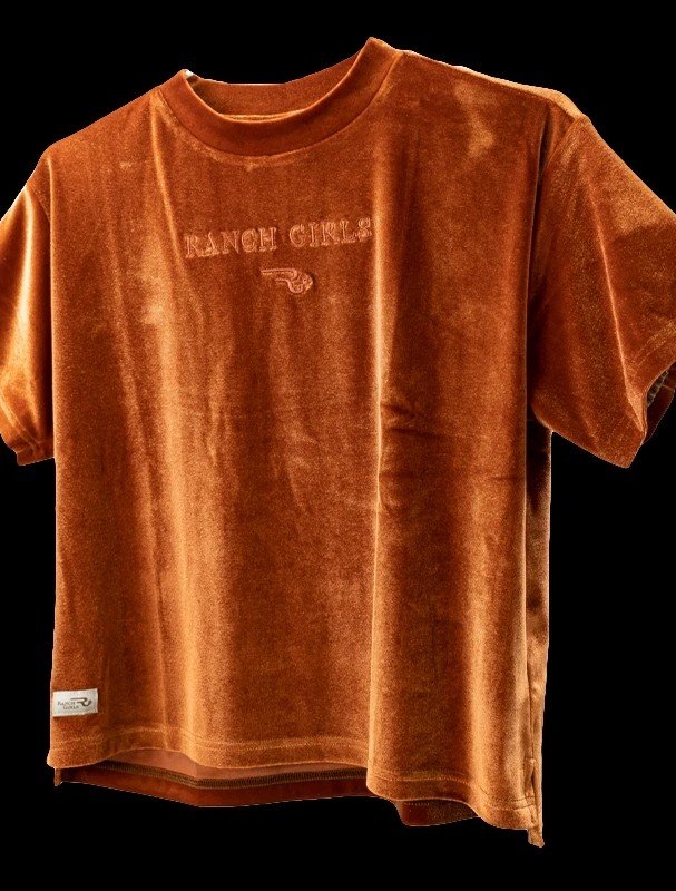 Ranch girls Ripped crop cut T-Shirt