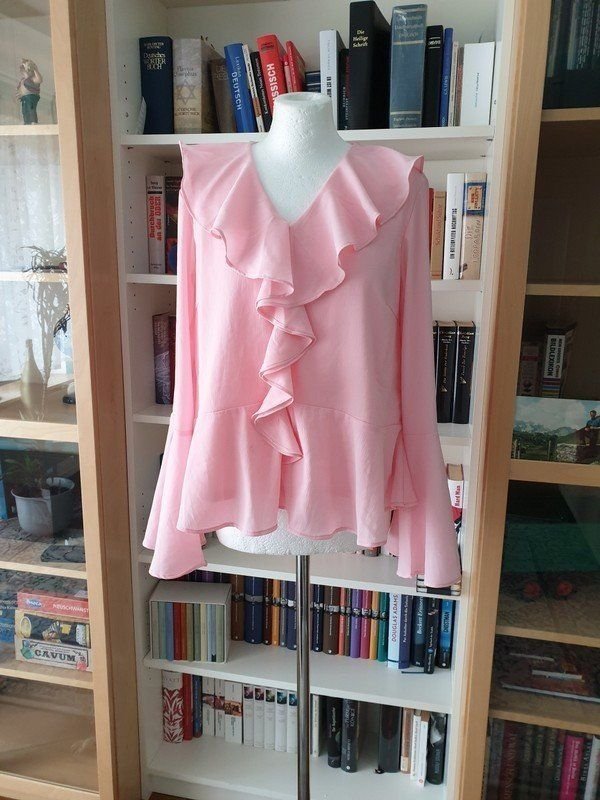 Bluse Top Oberteil L (40) Tunika Vero Moda Blogger Glockenärmel 