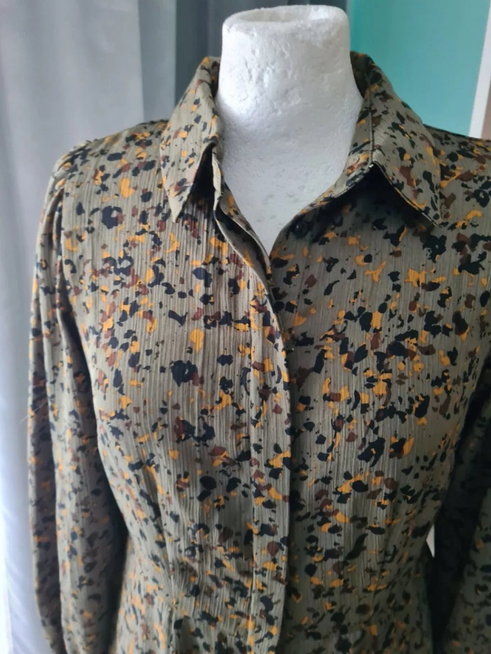 Blusenkleid Minikleid Vero Moda Gr. M Langarm € 40