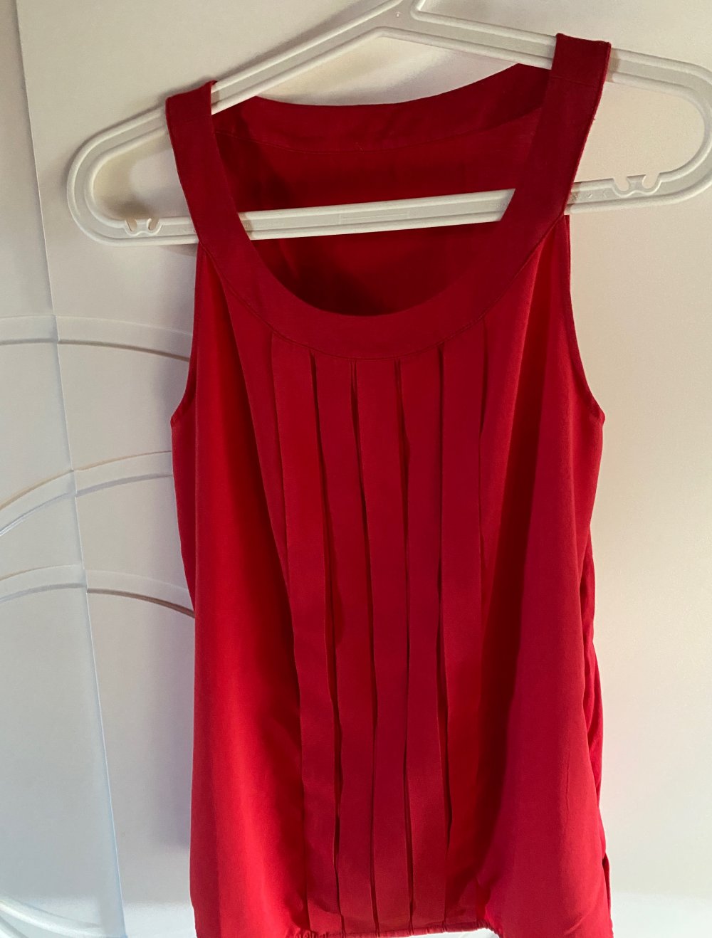 Sommerbluse S. Olivier rot Grösse 36