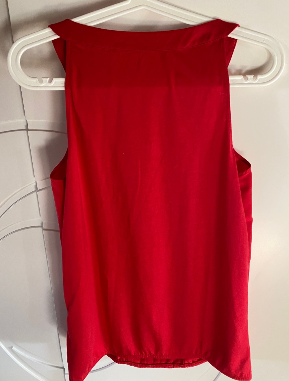 Sommerbluse S. Olivier rot Grösse 36