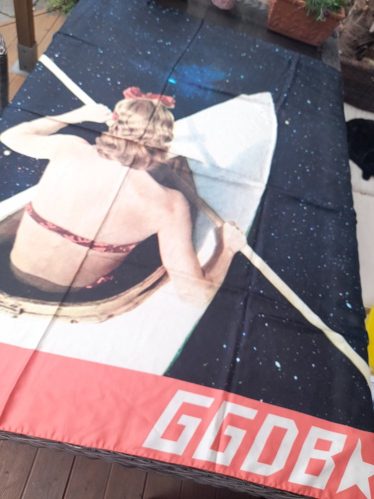 Schöner Seidenschal von Golden Goose