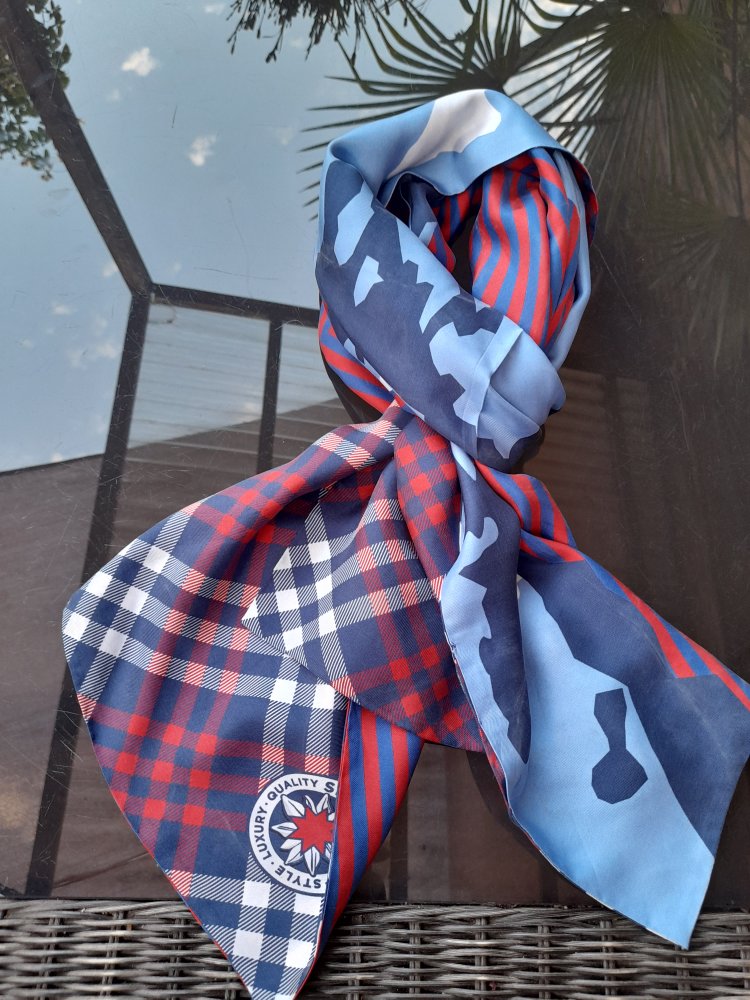 Schöner Schal von Sieger aus 100% reiner Seide