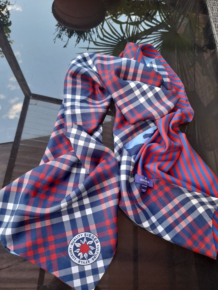 Schöner Schal von Sieger aus 100% reiner Seide