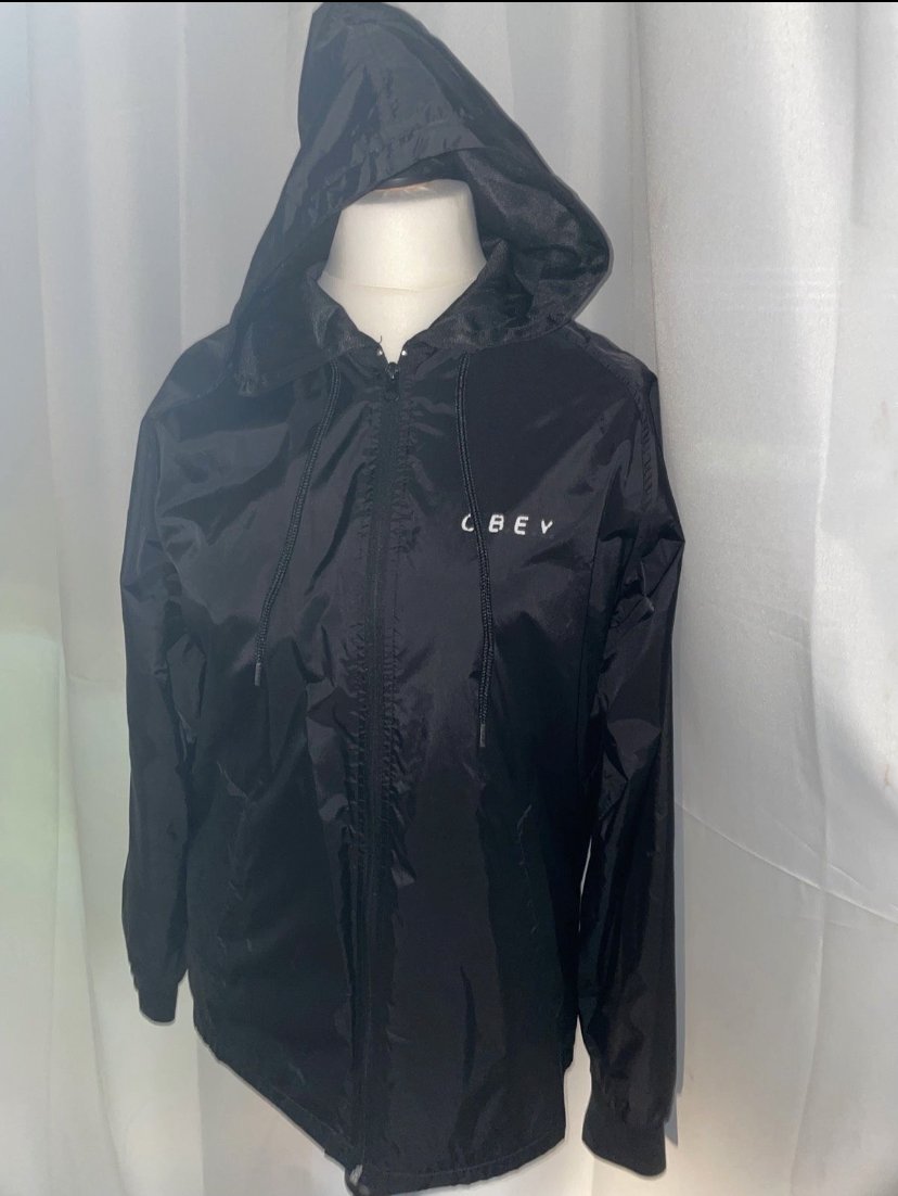 O.B.E.Y, Jacke schwarz, Größe S