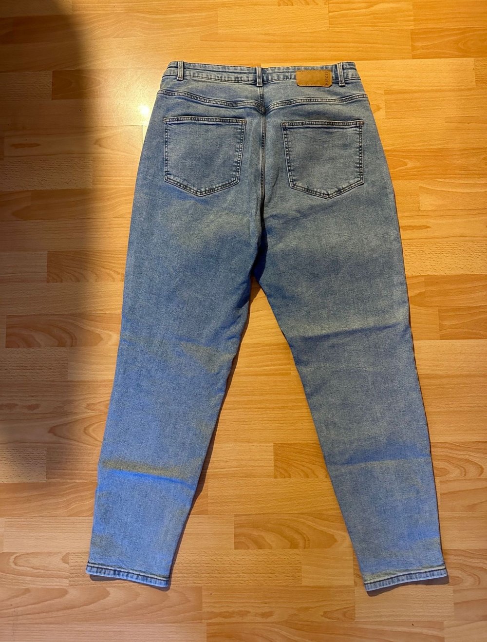Pieces Mom Jeans blau, Größe XL
