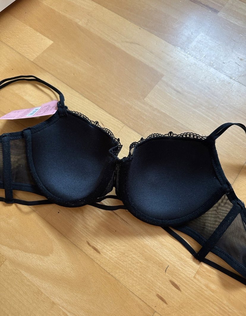 Hunkemöller BH schwarz, Größe 75C, The Secret Lover 