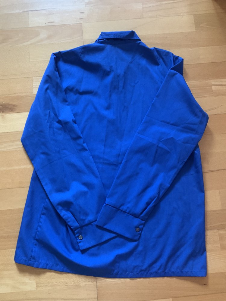 Herrenhemd blau, Größe 41/42