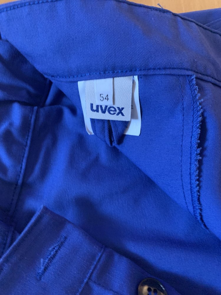 Arbeitshosen Herren blau, Größe 54 von Uvex