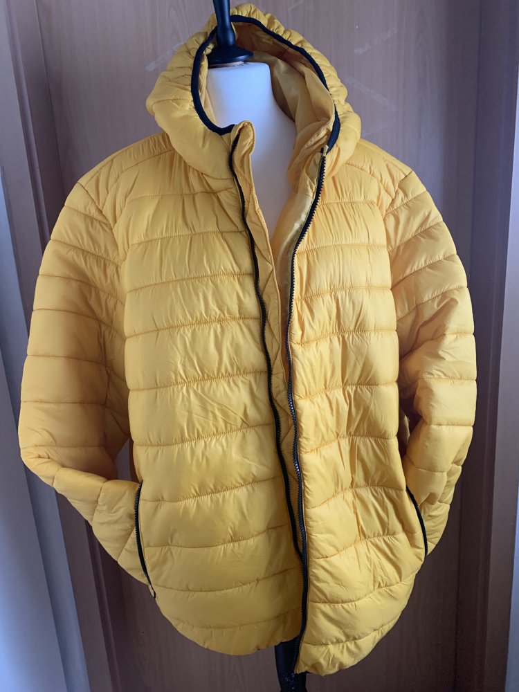 Steppjacke gelb, 5 XL