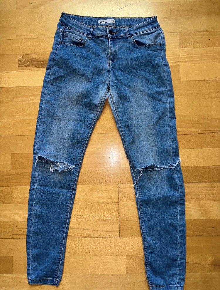 Halli High Waist Super Skinny Jeans, Größe 40