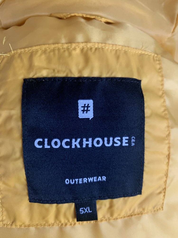 Steppjacke gelb, 5 XL