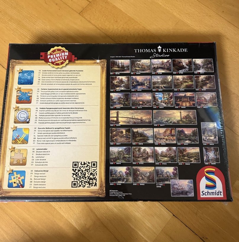 Thomas Kinkade Puzzle, Country Living 58461 von Schmidt 