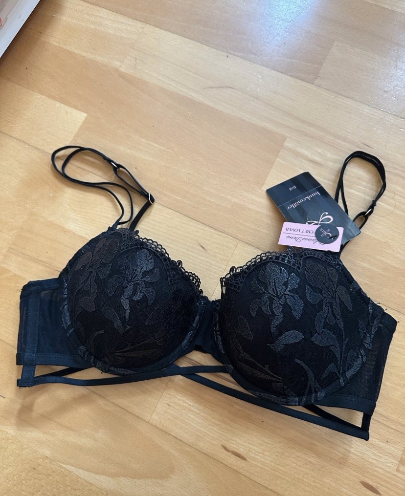 Hunkemöller BH schwarz, Größe 75C, The Secret Lover 