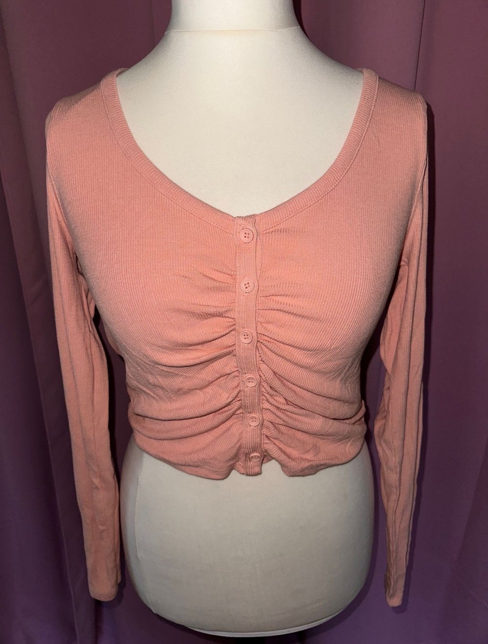 Oberteil rosa mit Knöpfen, Clouckhouse, Größe L