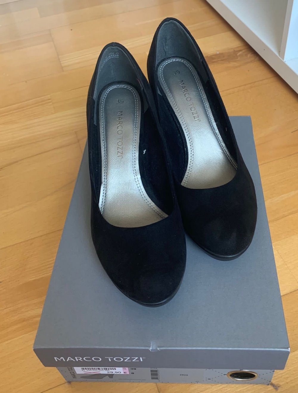 Marco Tozzi Pumps/Absatzschuhe schwarz, Große 39