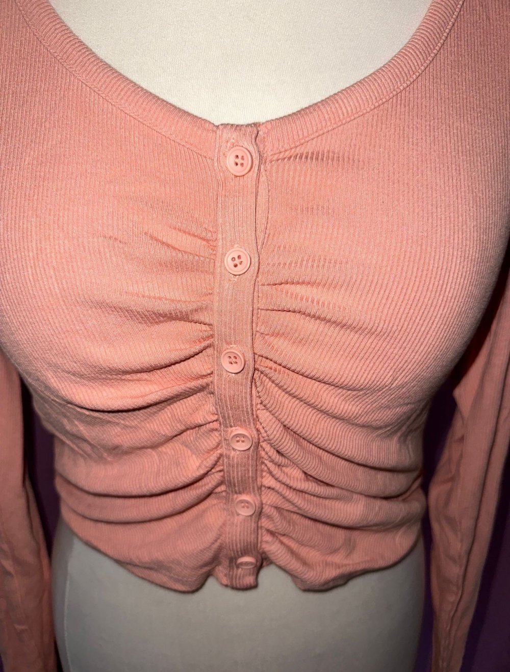 Oberteil rosa mit Knöpfen, Clouckhouse, Größe L