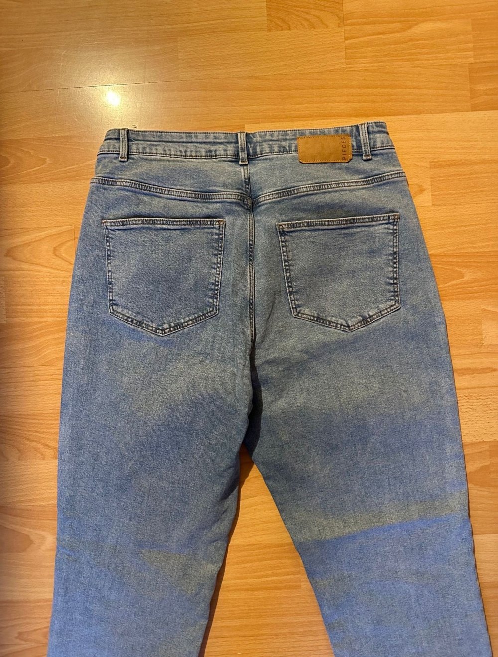 Pieces Mom Jeans blau, Größe XL