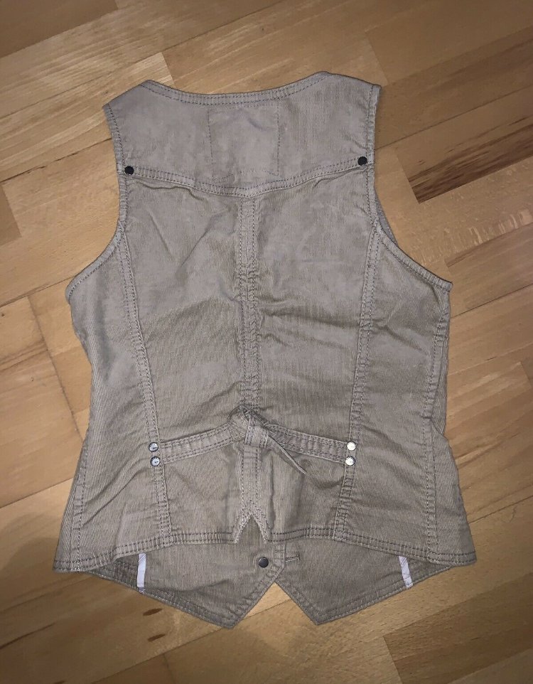 Ärmellose Weste Esprit, braun, Größe 34