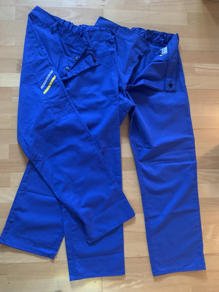 Arbeitshosen Herren blau, Größe 54 von Uvex