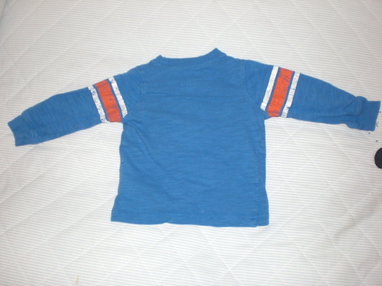 carter´s - Baby Shirt Langarmshirt blau Football Gr. 74 / 12 Mon.