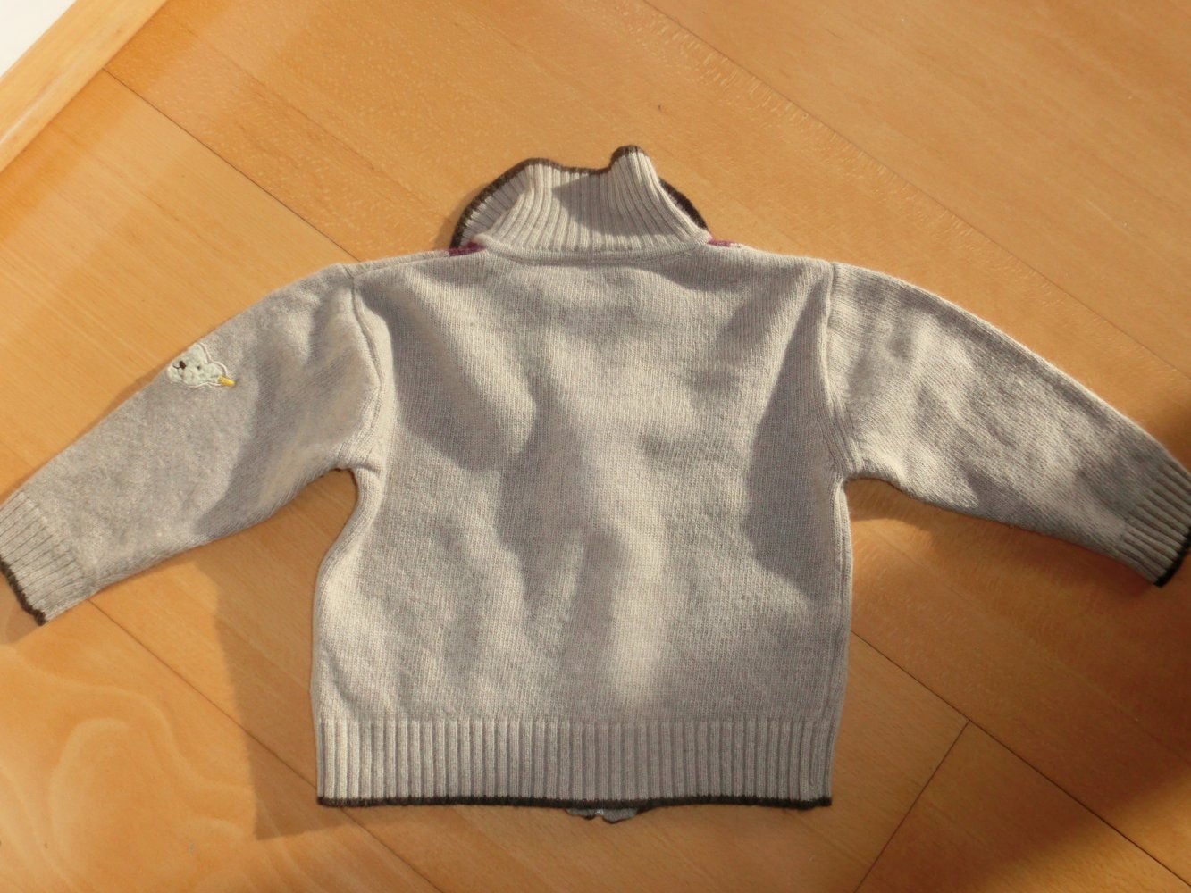 Steiff - Baby Jacke Srickjacke Cardigan Reißverschluß Rauten Gr. 86 18 Mon.
