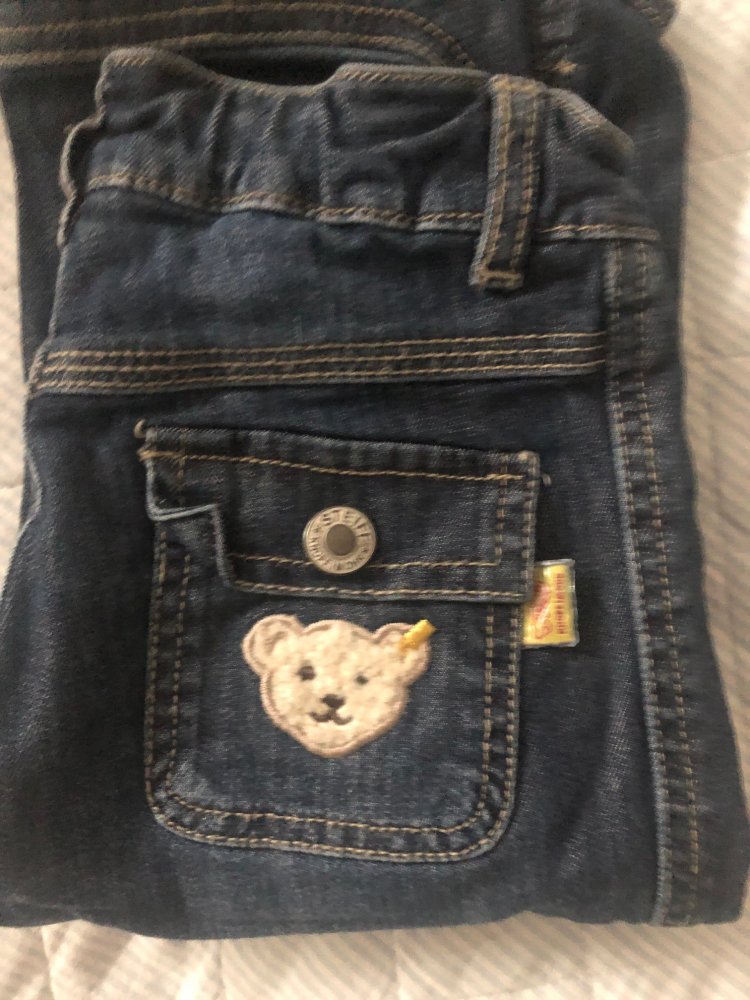 Steiff - Sommerhose Shorts Jeans 3/4 Länge unisex Gr. 110 wie neu