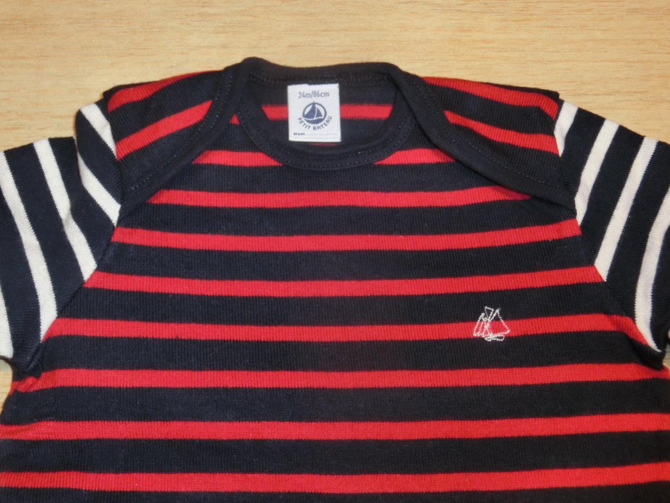 Petit Bateau - Mariniere Pulli / Ringelpulli / Streifenshirt 24 Mon. wie neu