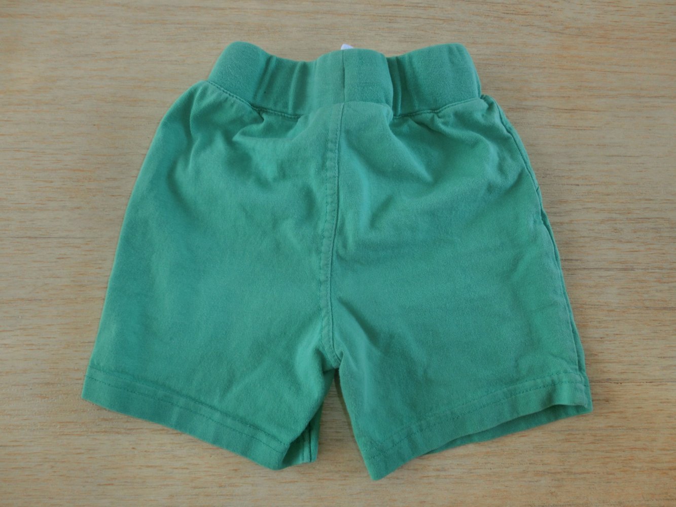 topomini - Baby kurze Hose Shorts Sweat-Shorts Gummibund grün 2 vorhanden Zwillinge Gr. 86
