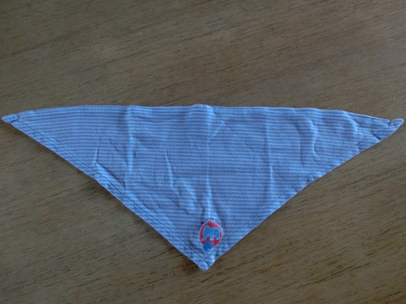 TCM Tchibo - Set Mütze + Halstuch Tuch blau weiß gestreift Elefant + Maus