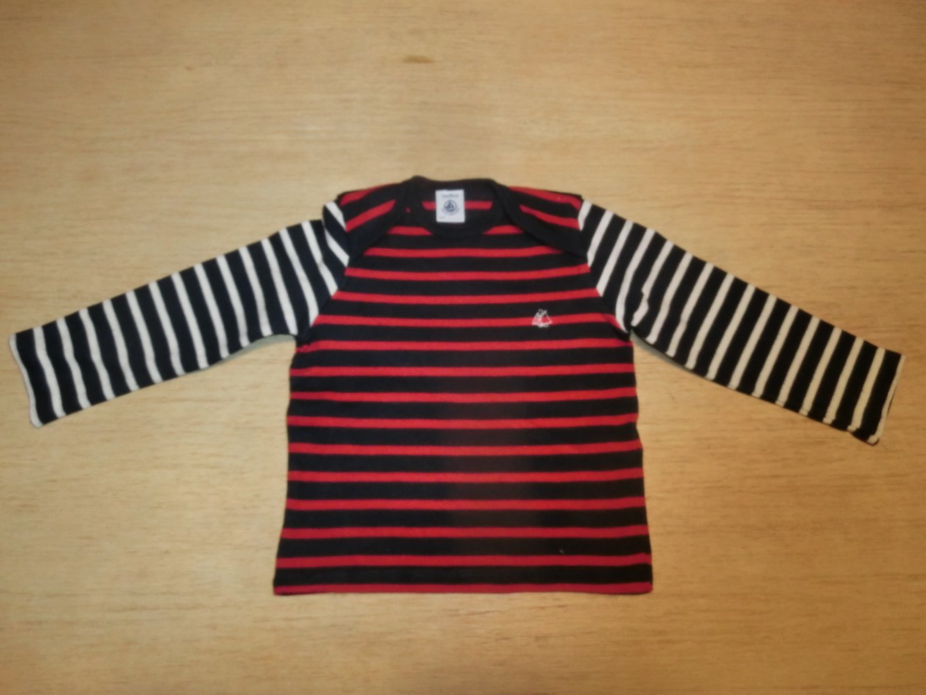 Petit Bateau - Mariniere Pulli / Ringelpulli / Streifenshirt 24 Mon. wie neu