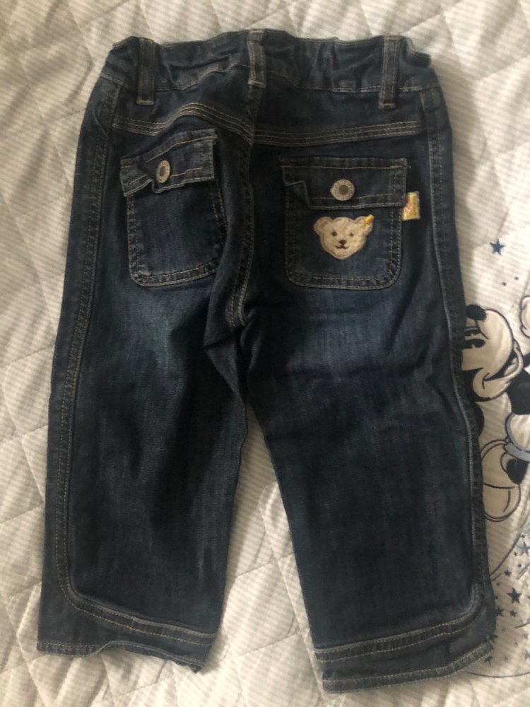 Steiff - Sommerhose Shorts Jeans 3/4 Länge unisex Gr. 110 wie neu