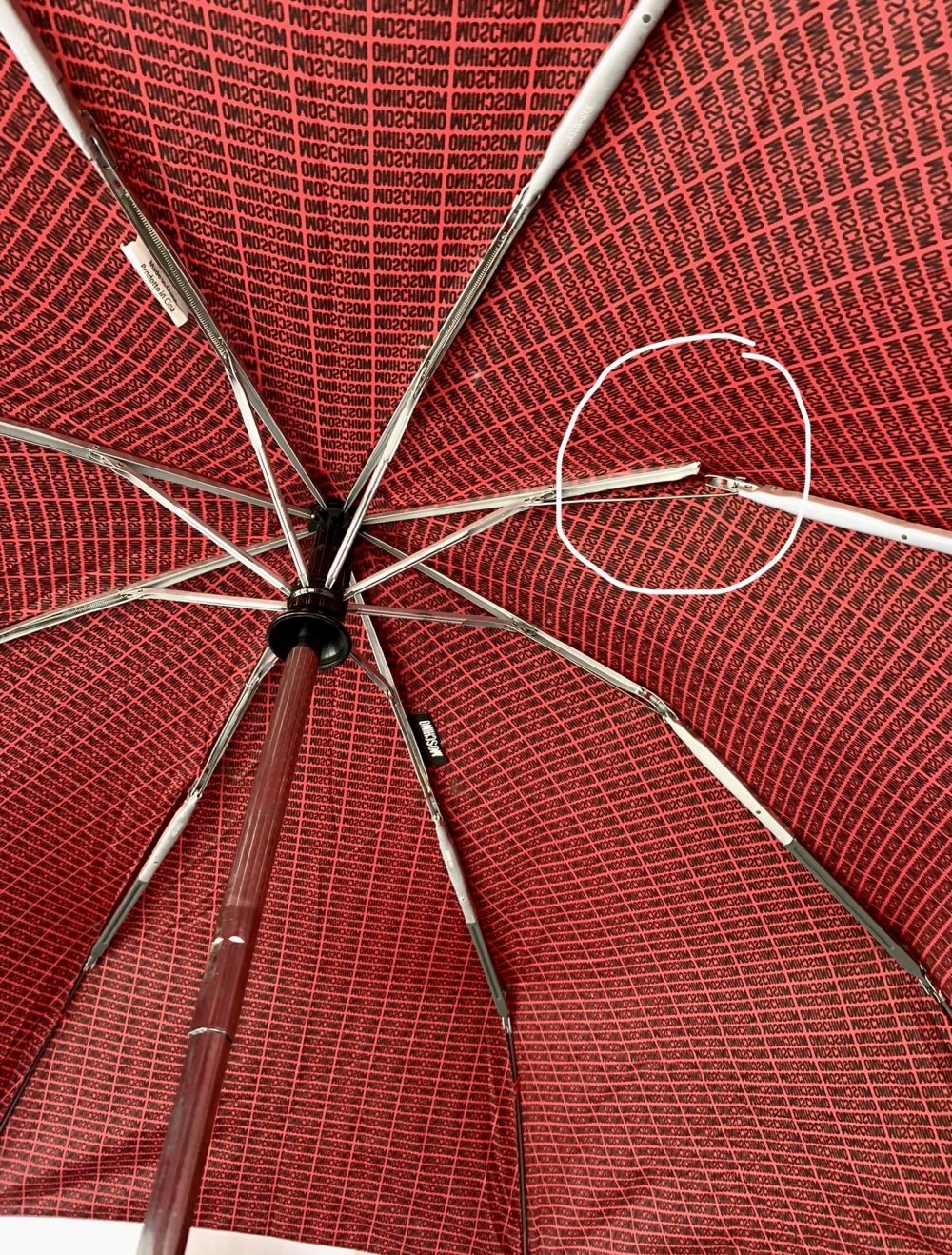 Moschino Regenschirm