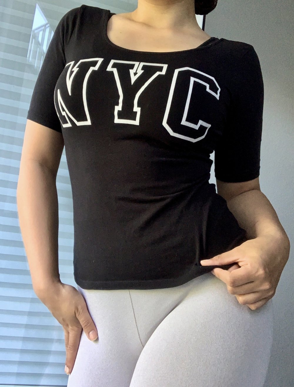 NYC Oberteil in schwarz