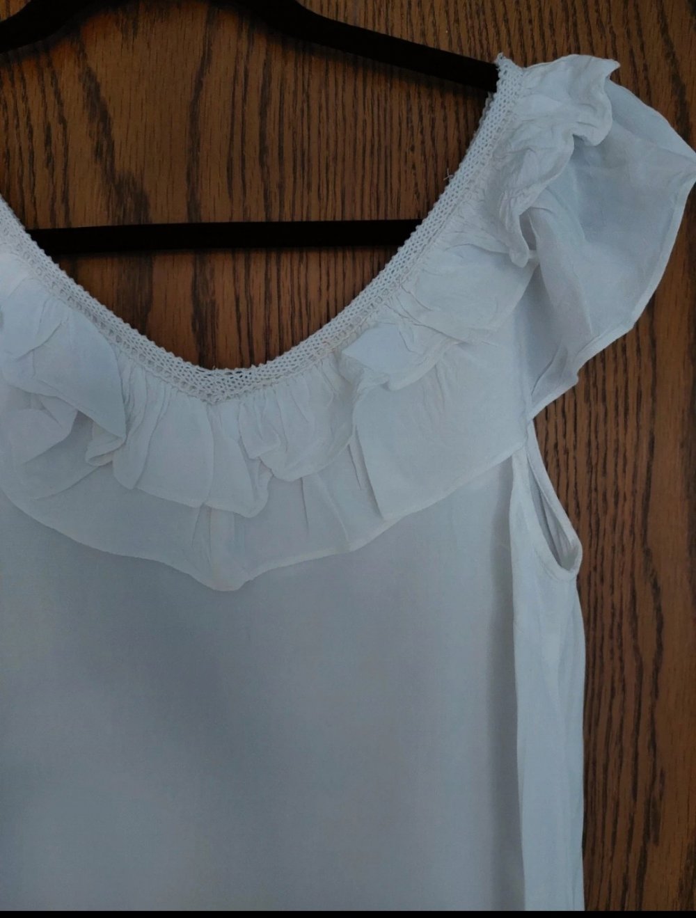 Blusentop mit Rüschen