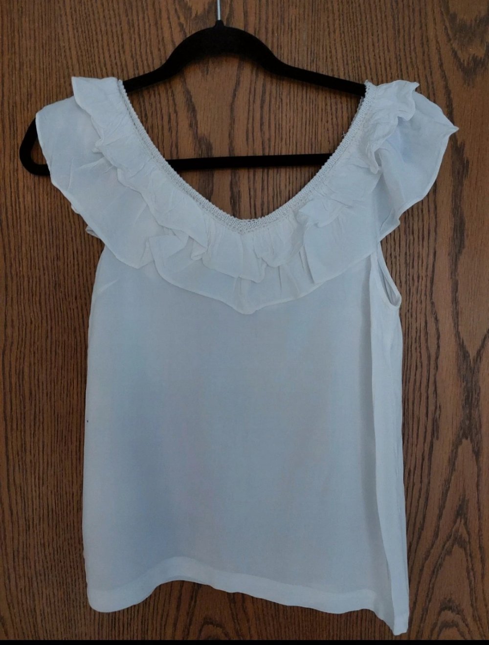 Blusentop mit Rüschen