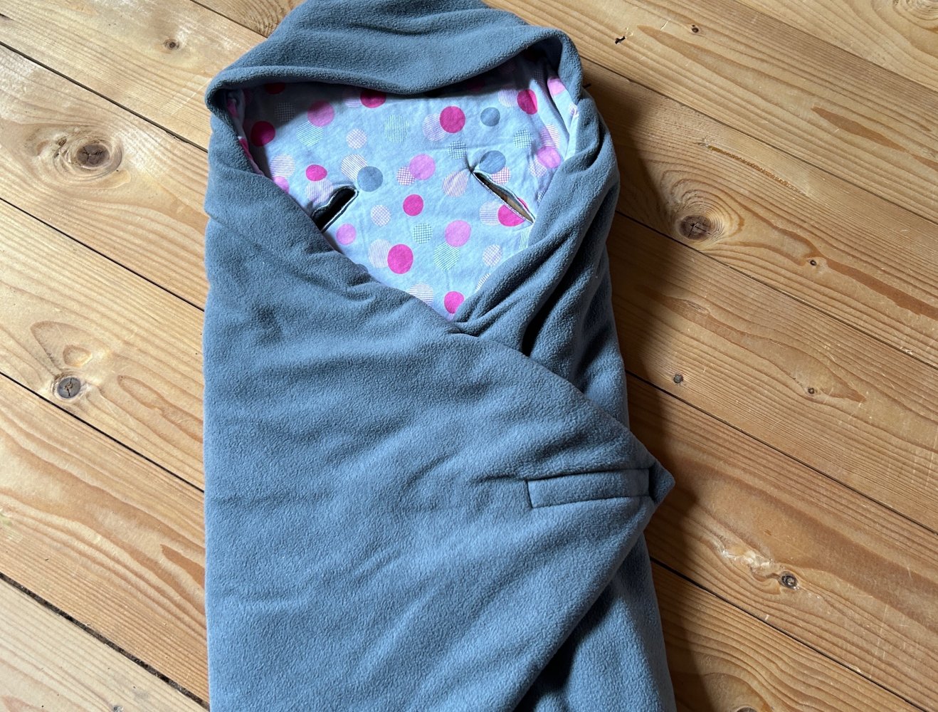 Einschlage Decke für die Babyschale