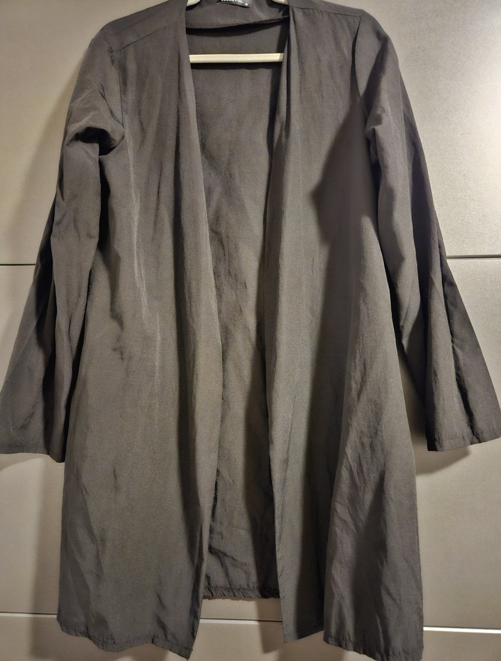 Bluse, Überwurf, Größe XL, schwarz
