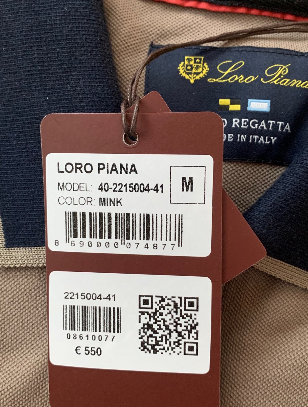 Loro Piana Polo Neu mit Etikett / UVP:550€