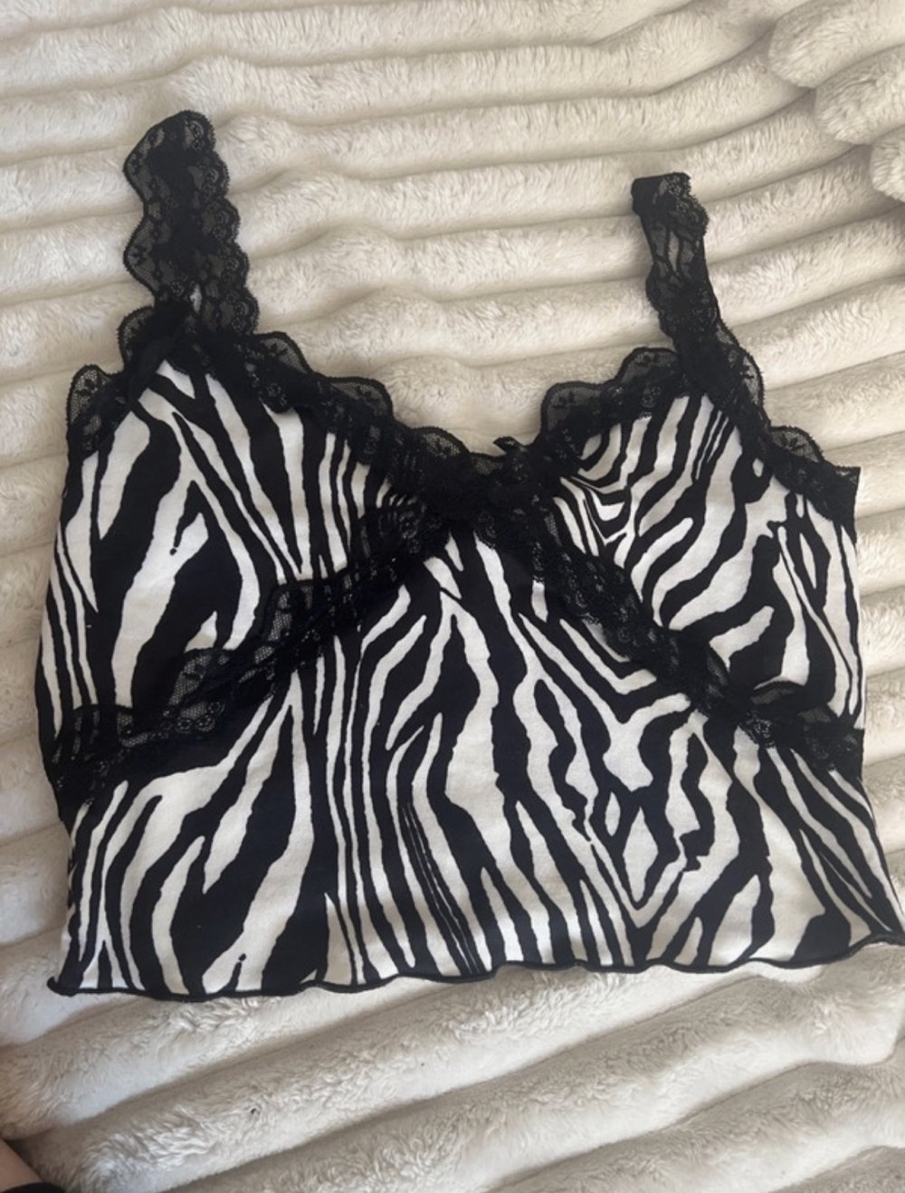 top zebra muster