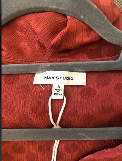 Bluse mit Bindegürtel von Max Studio