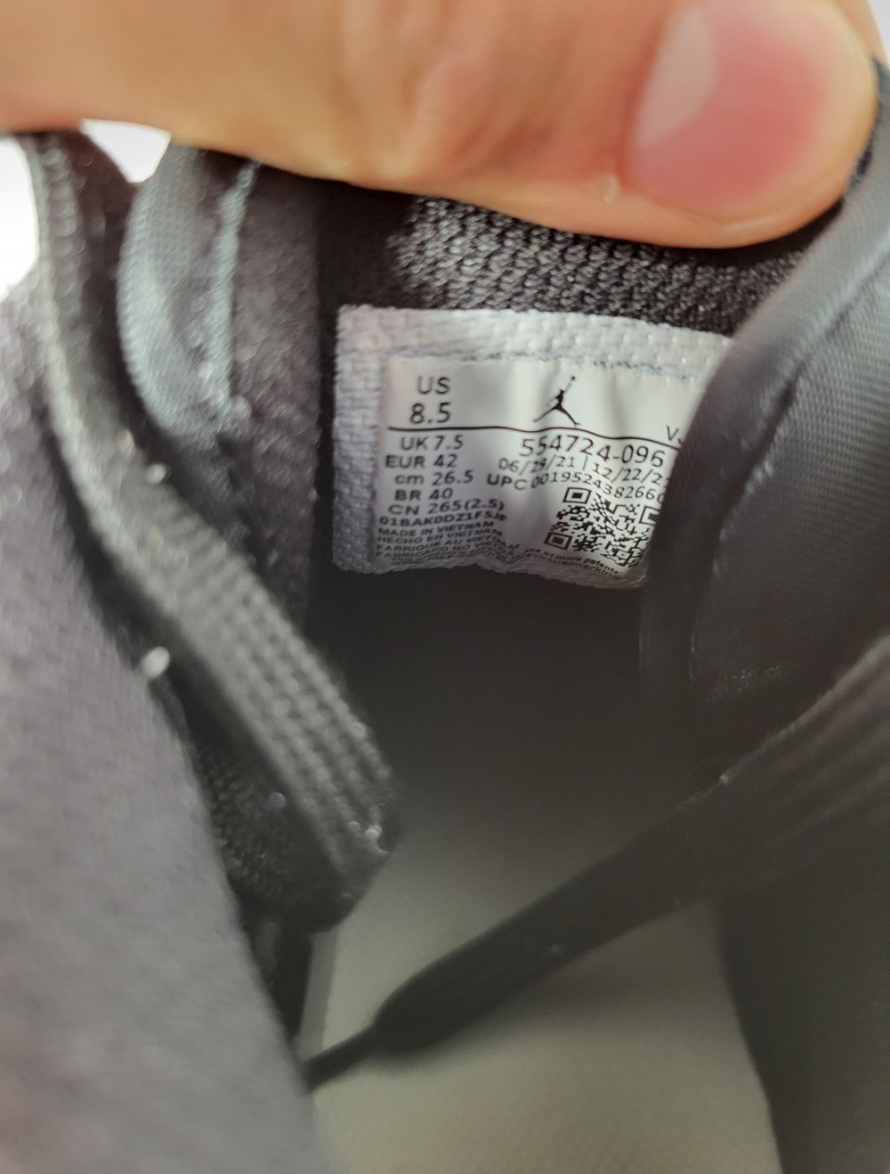 Air Jordan 1 Mid Shadow Red Größe 42 Schwarz Grau Rot sehr guter Zustand