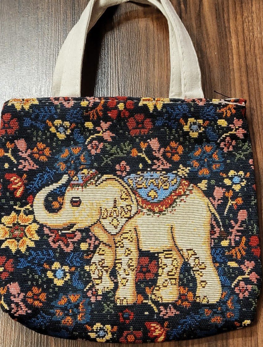 Süße bestickte Handtasche Elefant